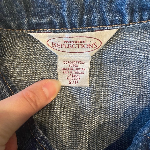 ✨SOLD✨ 90’s Denim Northern Reflections Dress - Picture 4 of 6